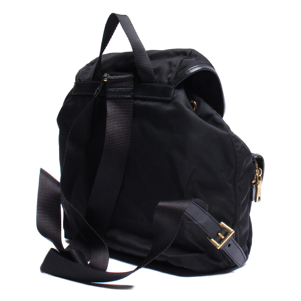 Prada Tessuto backpack signature enamel logo plaque Black - Picture 2 of 6